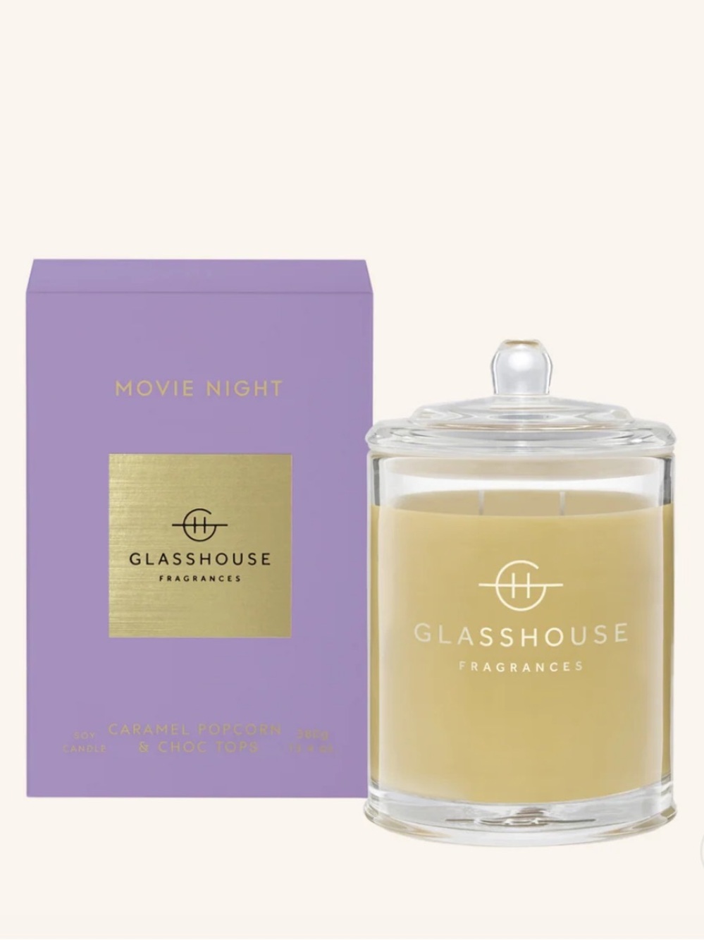 The Glasshouse MOVIE NIGHT Limited Edition Candle 380g 13.4 oz New Soy Candle